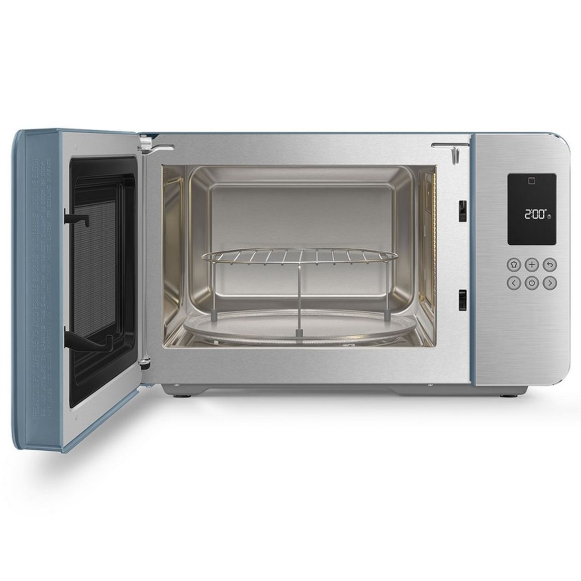 Мікрохвильова піч MOC01SBMEU блакитний шторм матовий Smeg (COLLEZIONE)