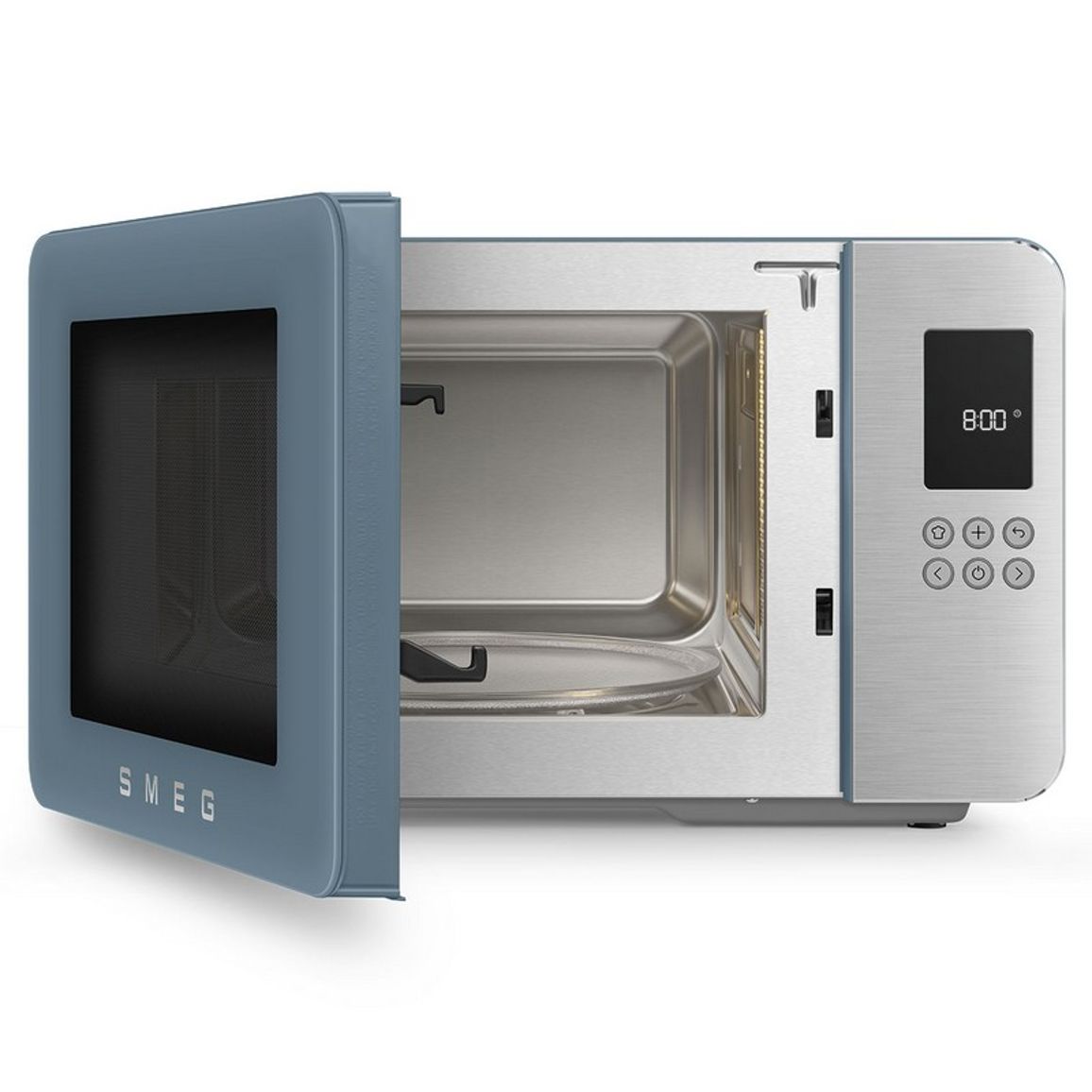 Мікрохвильова піч MOC01SBMEU блакитний шторм матовий Smeg (COLLEZIONE)