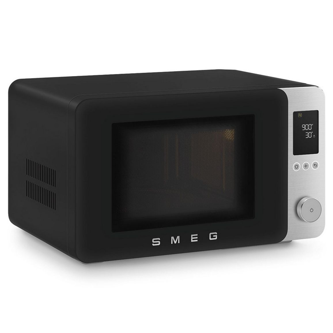Мікрохвильова піч настільна з конвекцією MOC02BLMEU чорний матовий Smeg (COLLEZIONE)