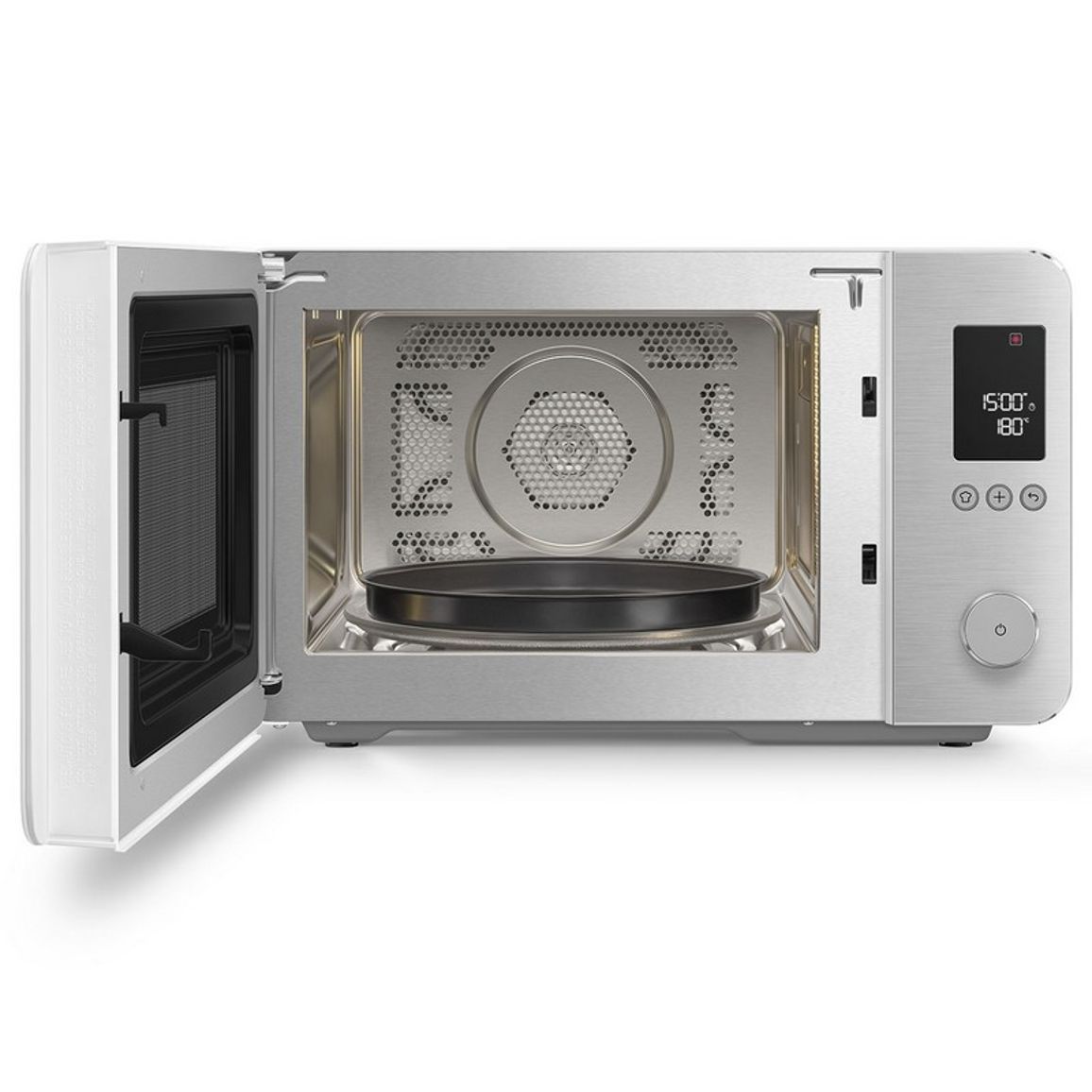 Мікрохвильова піч настільна з конвекцією MOC02WHMEU білий матовий Smeg (COLLEZIONE)