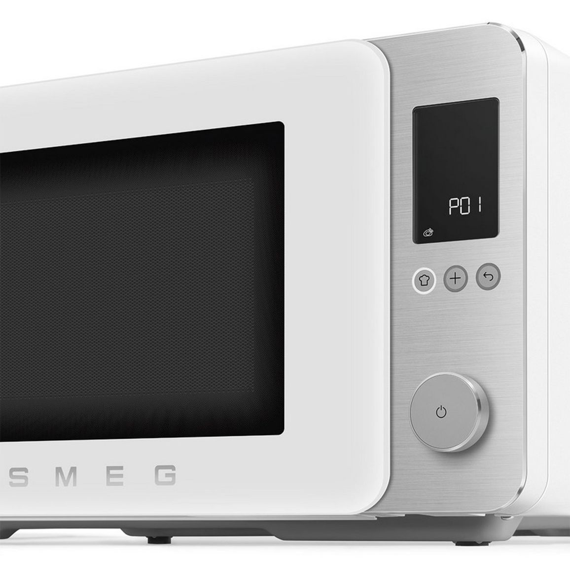 Мікрохвильова піч настільна з конвекцією MOC02WHMEU білий матовий Smeg (COLLEZIONE)