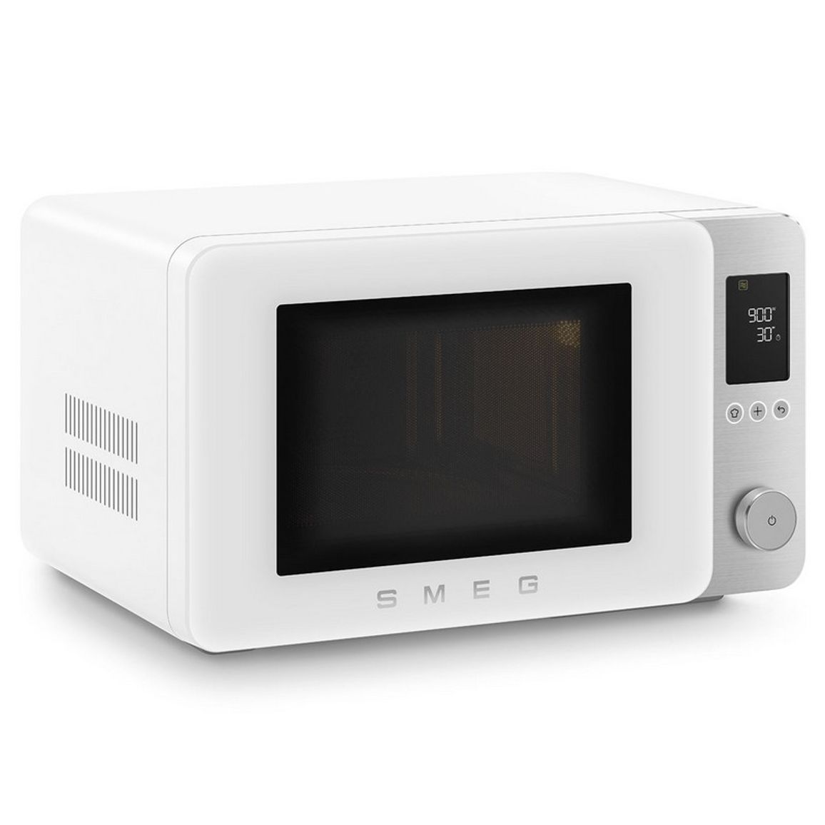 Мікрохвильова піч настільна з конвекцією MOC02WHMEU білий матовий Smeg (COLLEZIONE)