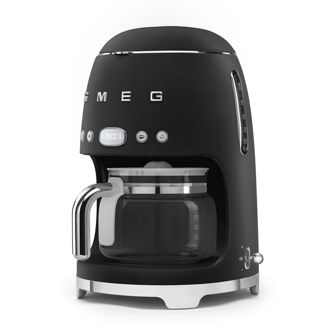 Кавоварка крапельна DCF02BLMEU чорний матовий Smeg (50'S RETRO STYLE) Кавоварка крапельна DCF02BLMEU чорний матовий Smeg (50'S RETRO STYLE)