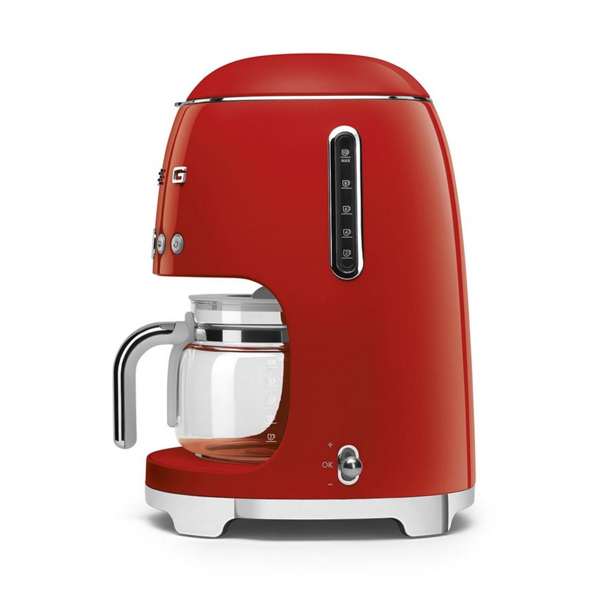 Кавоварка крапельна DCF02RDEU червоний Smeg (50'S RETRO STYLE) Кавоварка крапельна DCF02RDEU червоний Smeg (50'S RETRO STYLE)