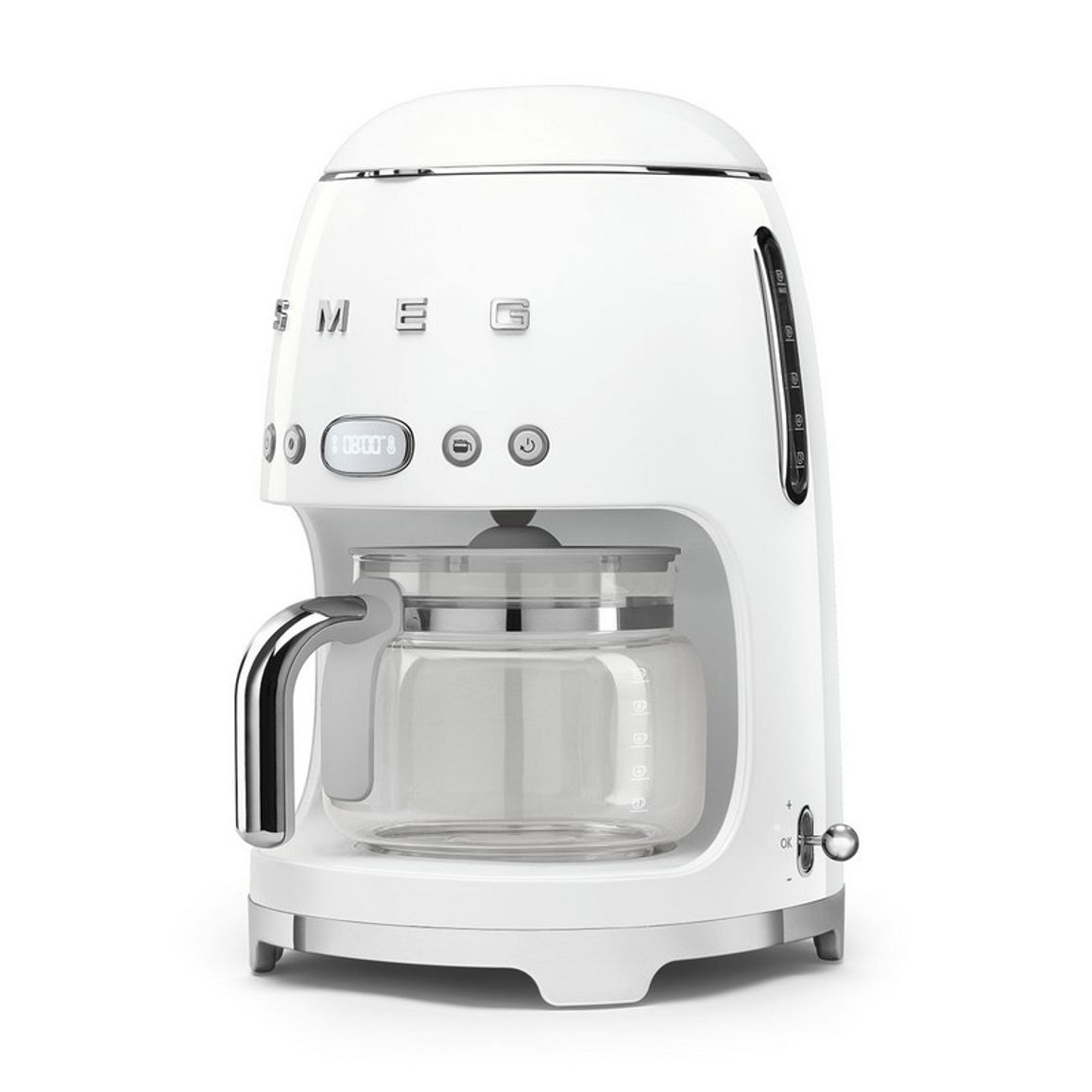 Кавоварка крапельна DCF02WHEU білий Smeg (50'S RETRO STYLE) Кавоварка крапельна DCF02WHEU білий Smeg (50'S RETRO STYLE)