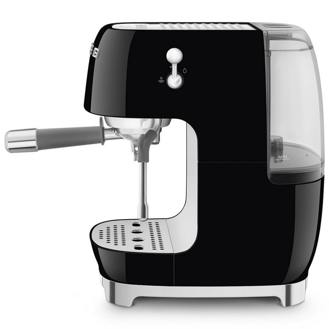 Кавоварка еспресо ECF03BLEU чорний Smeg (50'S RETRO STYLE) Кавоварка еспресо ECF03BLEU чорний Smeg (50'S RETRO STYLE)