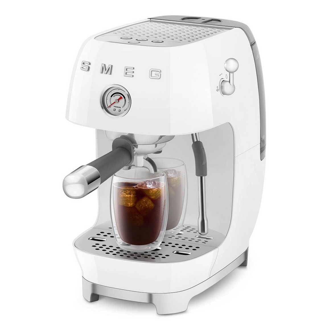 Кавоварка еспресо ECF03WHEU білий Smeg (50'S RETRO STYLE)