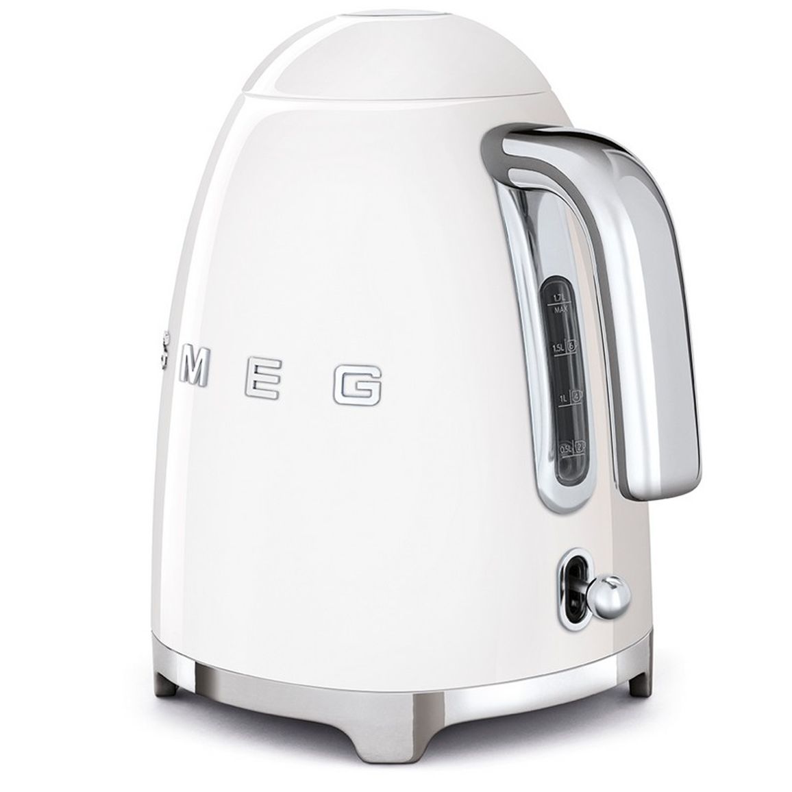 Чайник електричний KLF03WHEU 1,7л білий Smeg (50'S RETRO STYLE) Чайник електричний KLF03WHEU 1,7л білий Smeg (50'S RETRO STYLE)