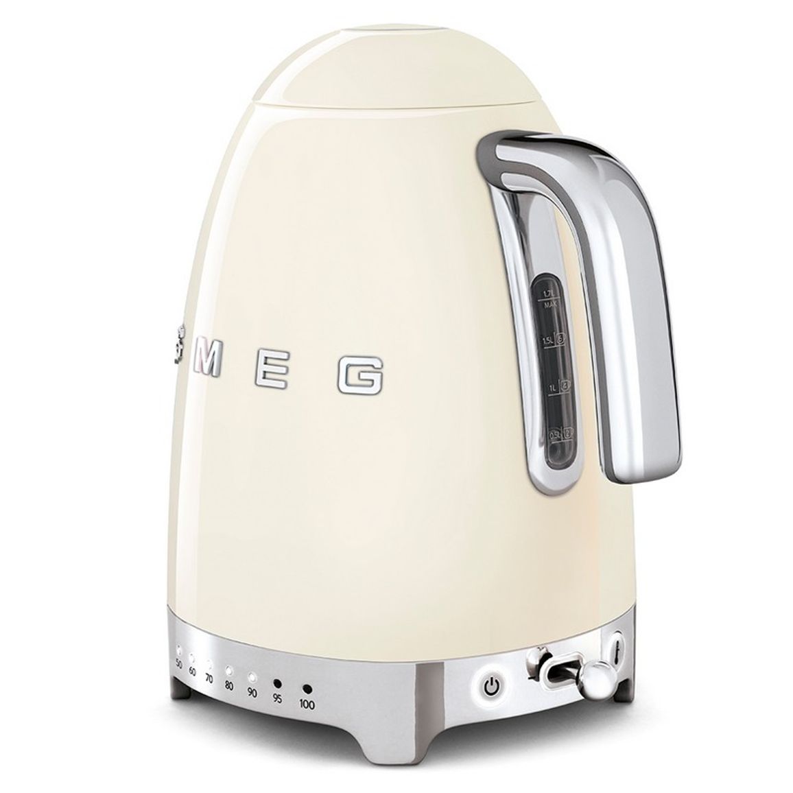 Чайник електричний KLF04CREU 1,7л кремовий Smeg (50'S RETRO STYLE) Чайник електричний KLF04CREU 1,7л кремовий Smeg (50'S RETRO STYLE)