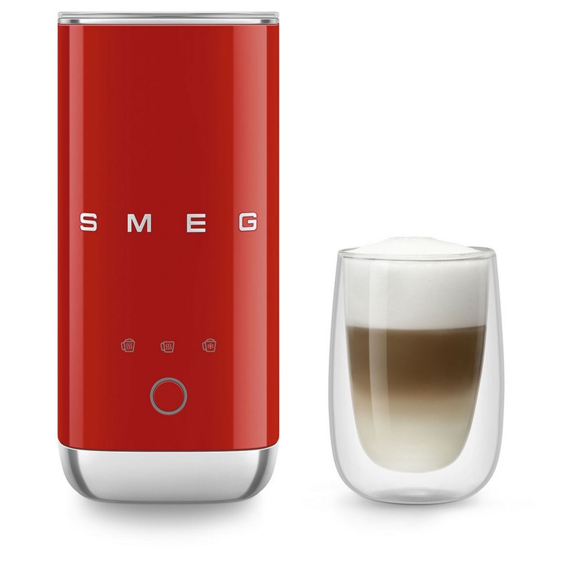 Спінювач молока міні MFF02RDEU червоний Smeg (50'S RETRO STYLE) Спінювач молока міні MFF02RDEU червоний Smeg (50'S RETRO STYLE)