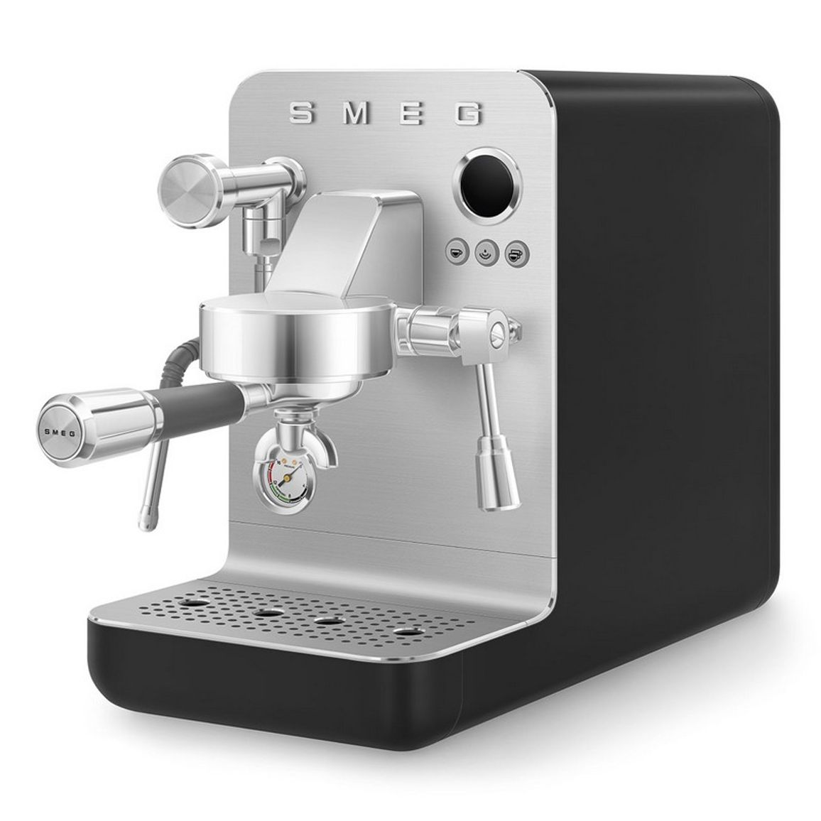 Кавоварка еспресо Міні Про EMC02BLMEU чорний матовий Smeg (COLLEZIONE)