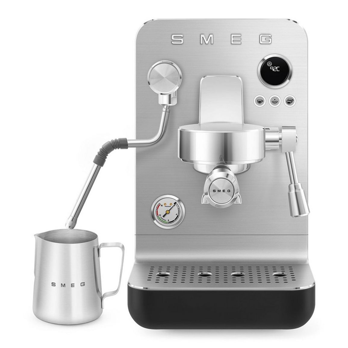 Кавоварка еспресо Міні Про EMC02BLMEU чорний матовий Smeg (COLLEZIONE)