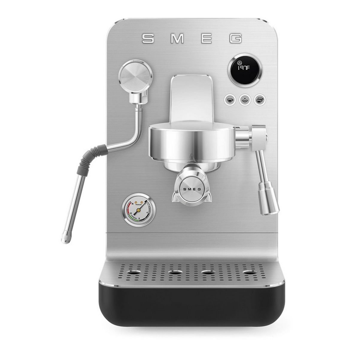Кавоварка еспресо Міні Про EMC02BLMEU чорний матовий Smeg (COLLEZIONE)