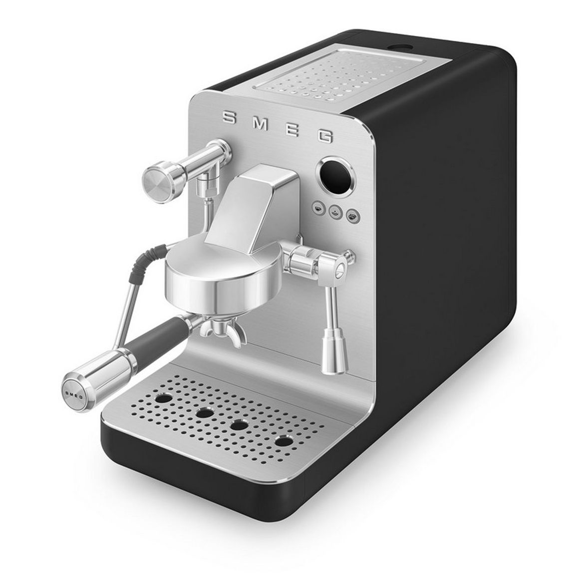 Кавоварка еспресо Міні Про EMC02BLMEU чорний матовий Smeg (COLLEZIONE)