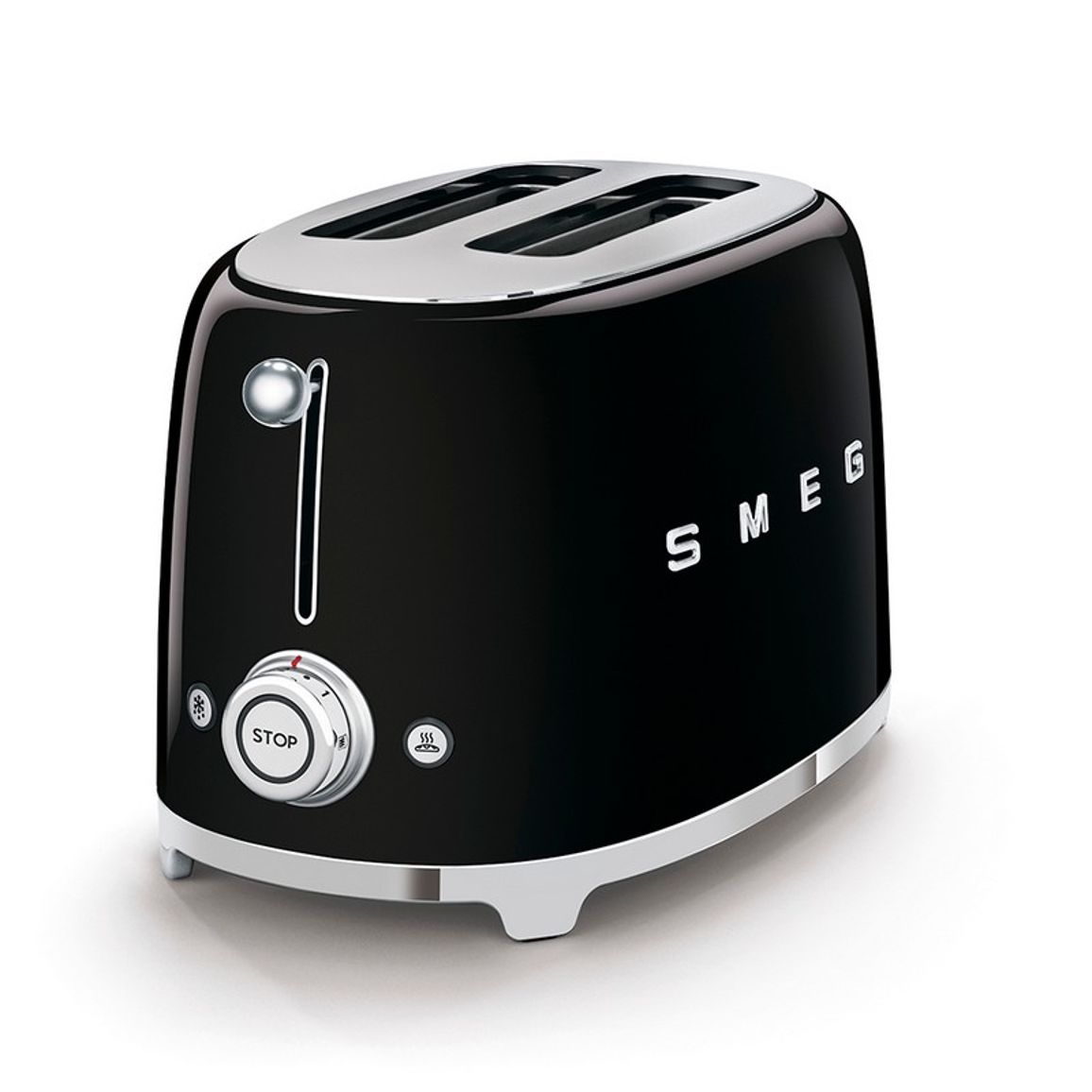 Тостер електричний TSF01BLEU чорний Smeg (50'S RETRO STYLE) Тостер електричний TSF01BLEU чорний Smeg (50'S RETRO STYLE)