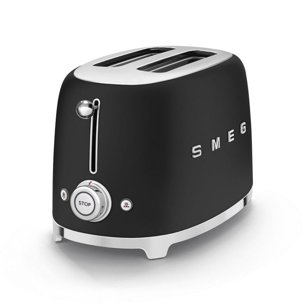 Тостер електричний TSF01BLMEU чорний матовий Smeg (50'S RETRO STYLE) Тостер електричний TSF01BLMEU чорний матовий Smeg (50'S RETRO STYLE)