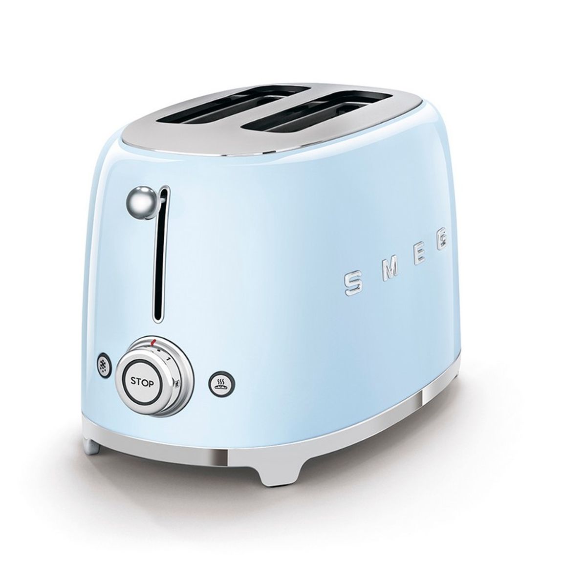 Тостер електричний TSF01PBEU пастельно-блакитний Smeg (50'S RETRO STYLE) Тостер електричний TSF01PBEU пастельно-блакитний Smeg (50'S RETRO STYLE)