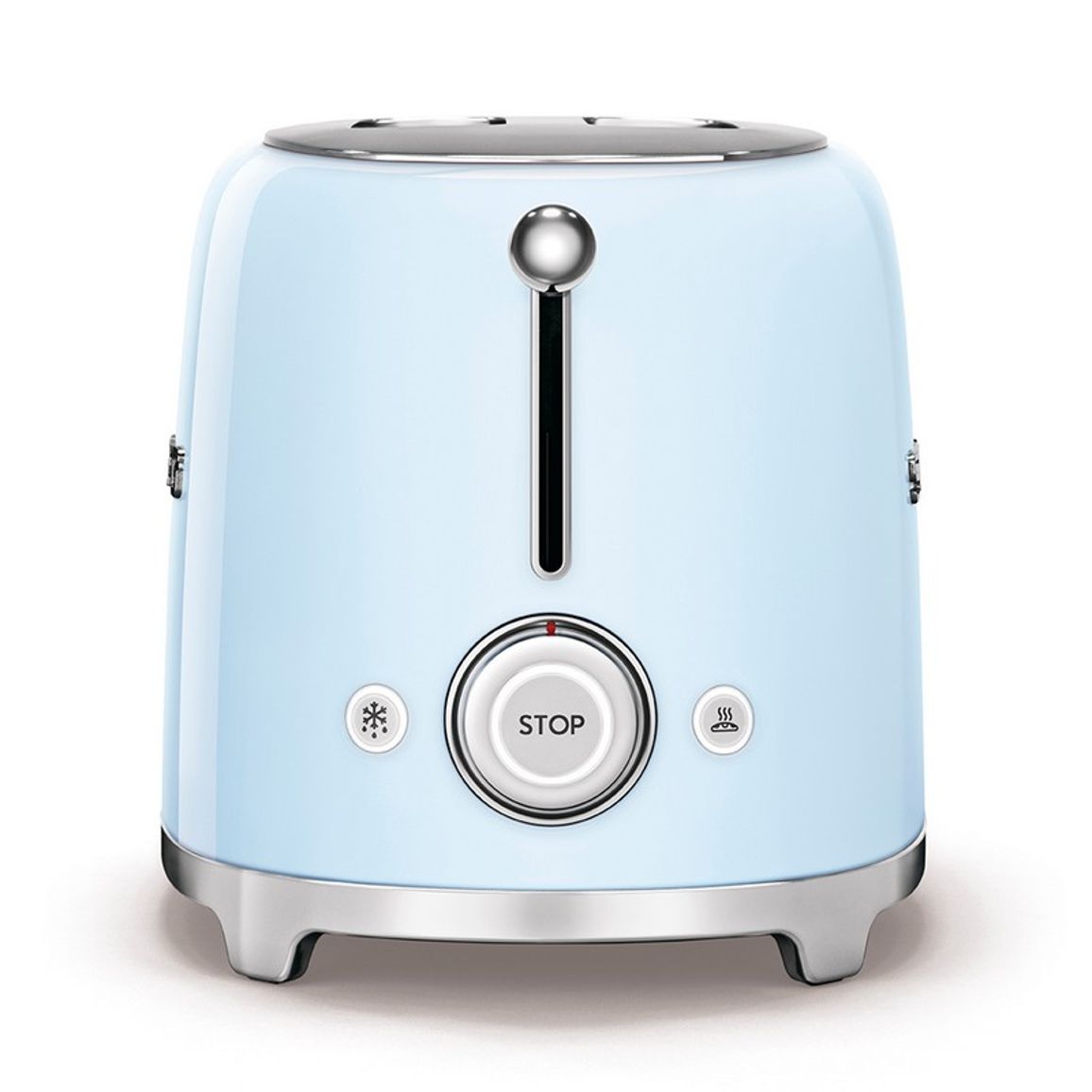 Тостер електричний TSF01PBEU пастельно-блакитний Smeg (50'S RETRO STYLE) Тостер електричний TSF01PBEU пастельно-блакитний Smeg (50'S RETRO STYLE)