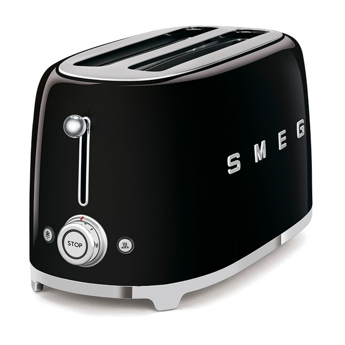 Тостер електричний TSF02BLEU чорний Smeg (50'S RETRO STYLE) Тостер електричний TSF02BLEU чорний Smeg (50'S RETRO STYLE)