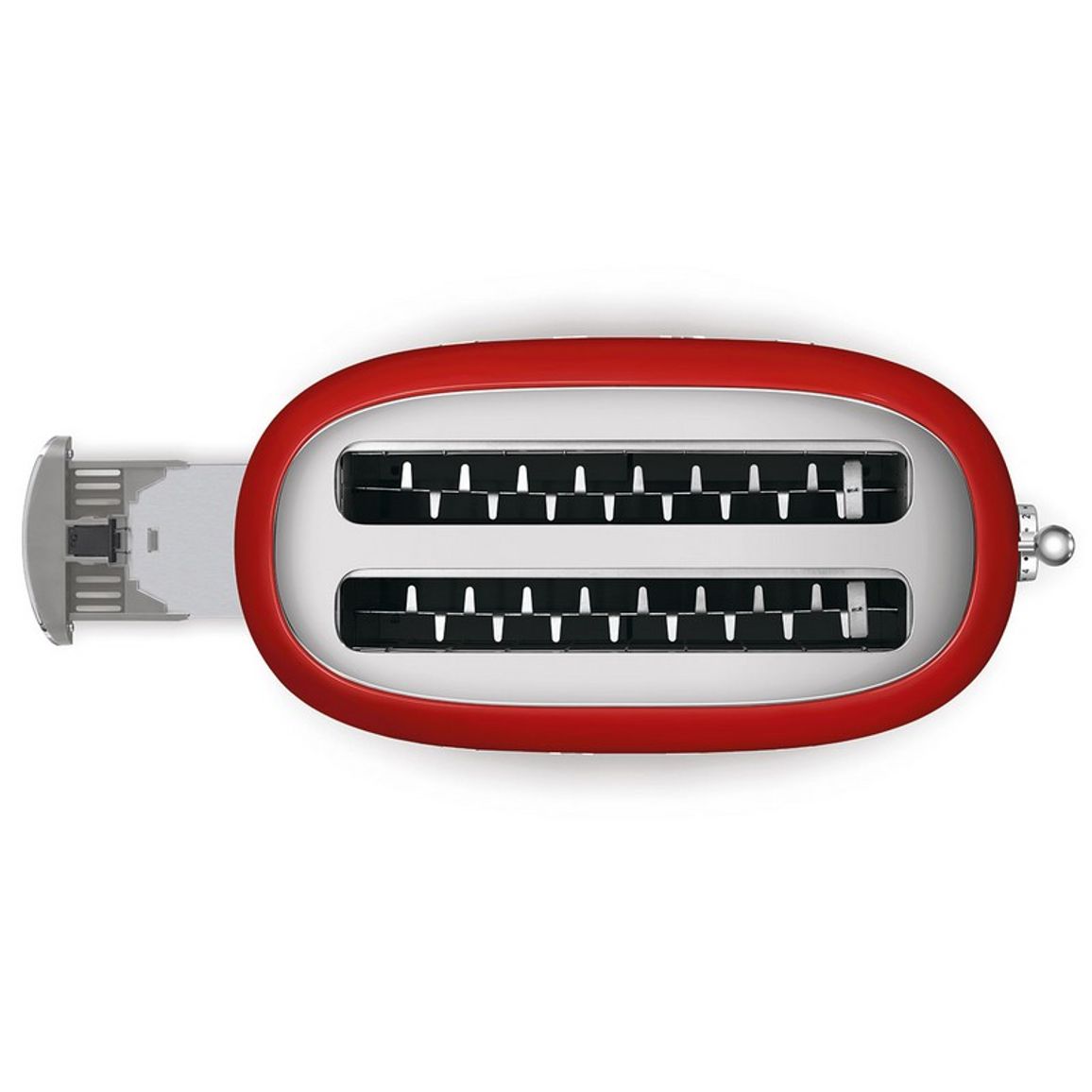 Тостер електричний TSF02RDEU червоний Smeg (50'S RETRO STYLE) Тостер електричний TSF02RDEU червоний Smeg (50'S RETRO STYLE)