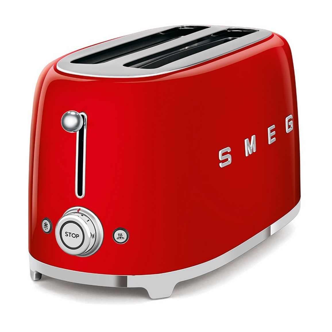 Тостер електричний TSF02RDEU червоний Smeg (50'S RETRO STYLE) Тостер електричний TSF02RDEU червоний Smeg (50'S RETRO STYLE)