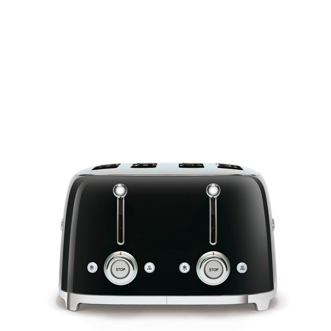 Тостер електричний TSF03BLEU чорний Smeg (50'S RETRO STYLE)
