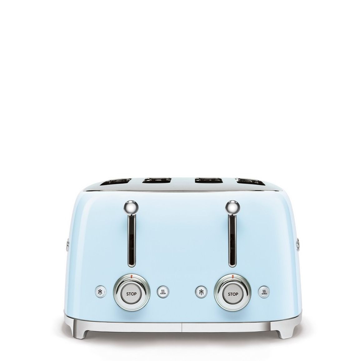 Тостер електричний TSF03PBEU пастельно-блакитний Smeg (50'S RETRO STYLE) Тостер електричний TSF03PBEU пастельно-блакитний Smeg (50'S RETRO STYLE)