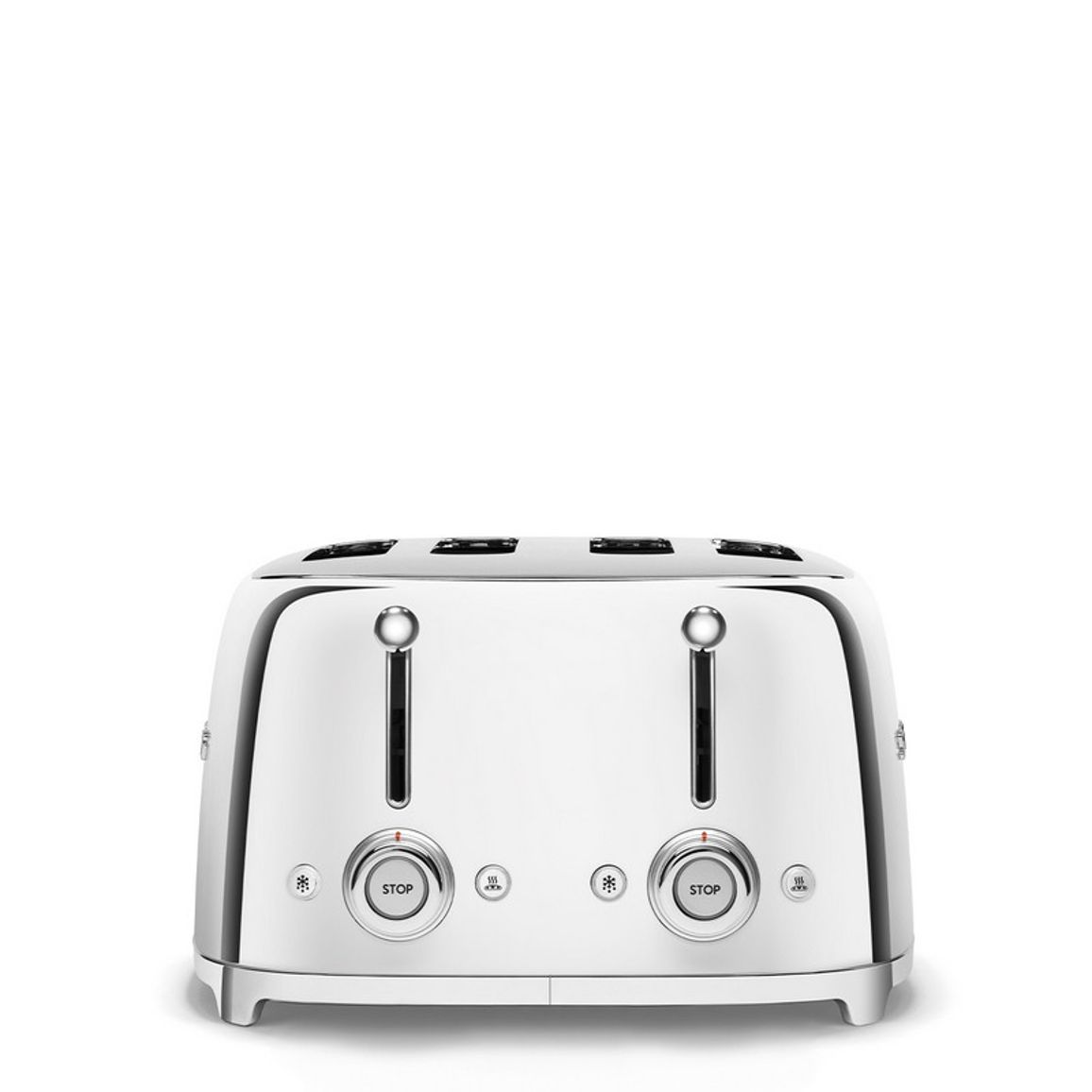 Тостер електричний TSF03SSEU нержавіюча сталь Smeg (50'S RETRO STYLE) Тостер електричний TSF03SSEU нержавіюча сталь Smeg (50'S RETRO STYLE)