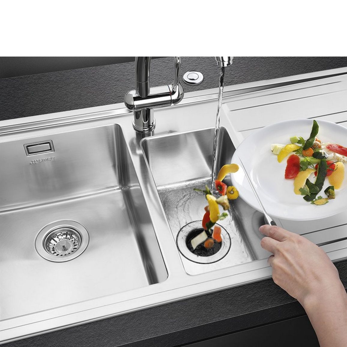 Подрібнювач харчових відходів KITFD050 (0,5 к.с) Smeg (UNIVERSAL)
