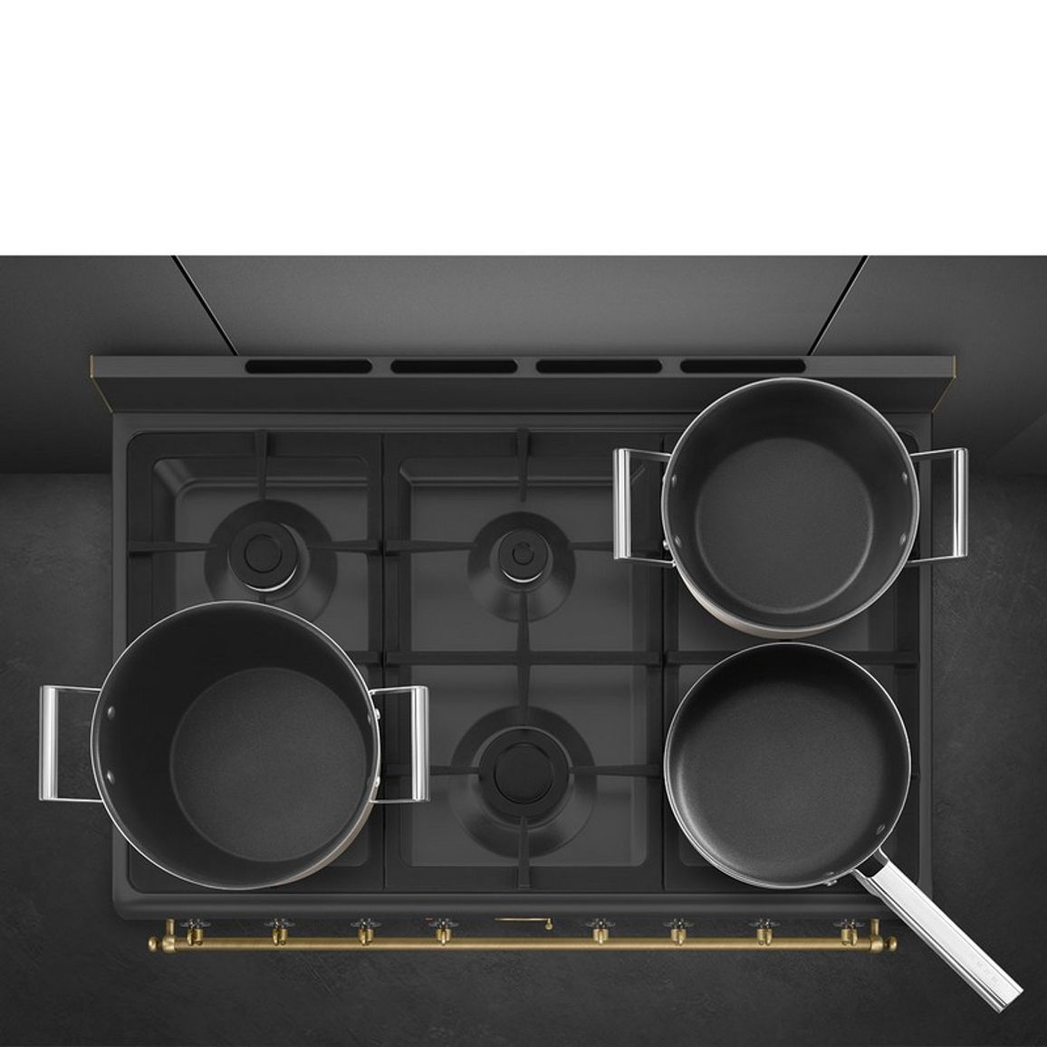 Варильний центр CO90GMAN2 90 см антрацит Smeg (COLONIALE) Варильний центр CO90GMAN2 90 см антрацит Smeg (COLONIALE)