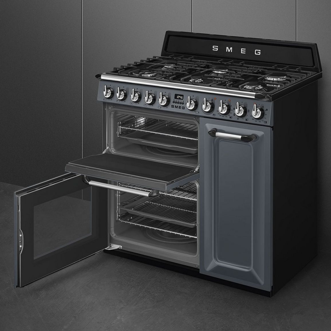 Варильний центр TR93GR сірий Smeg (VICTORIA)