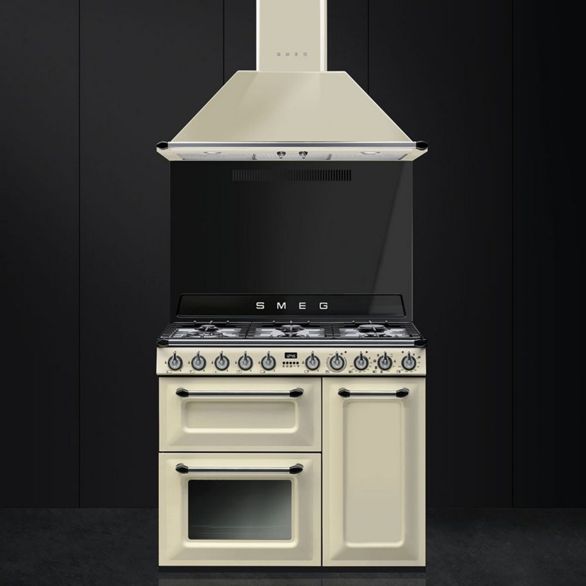 Варильний центр TR93P 90 см Smeg (VICTORIA) Варильний центр TR93P 90 см Smeg (VICTORIA)