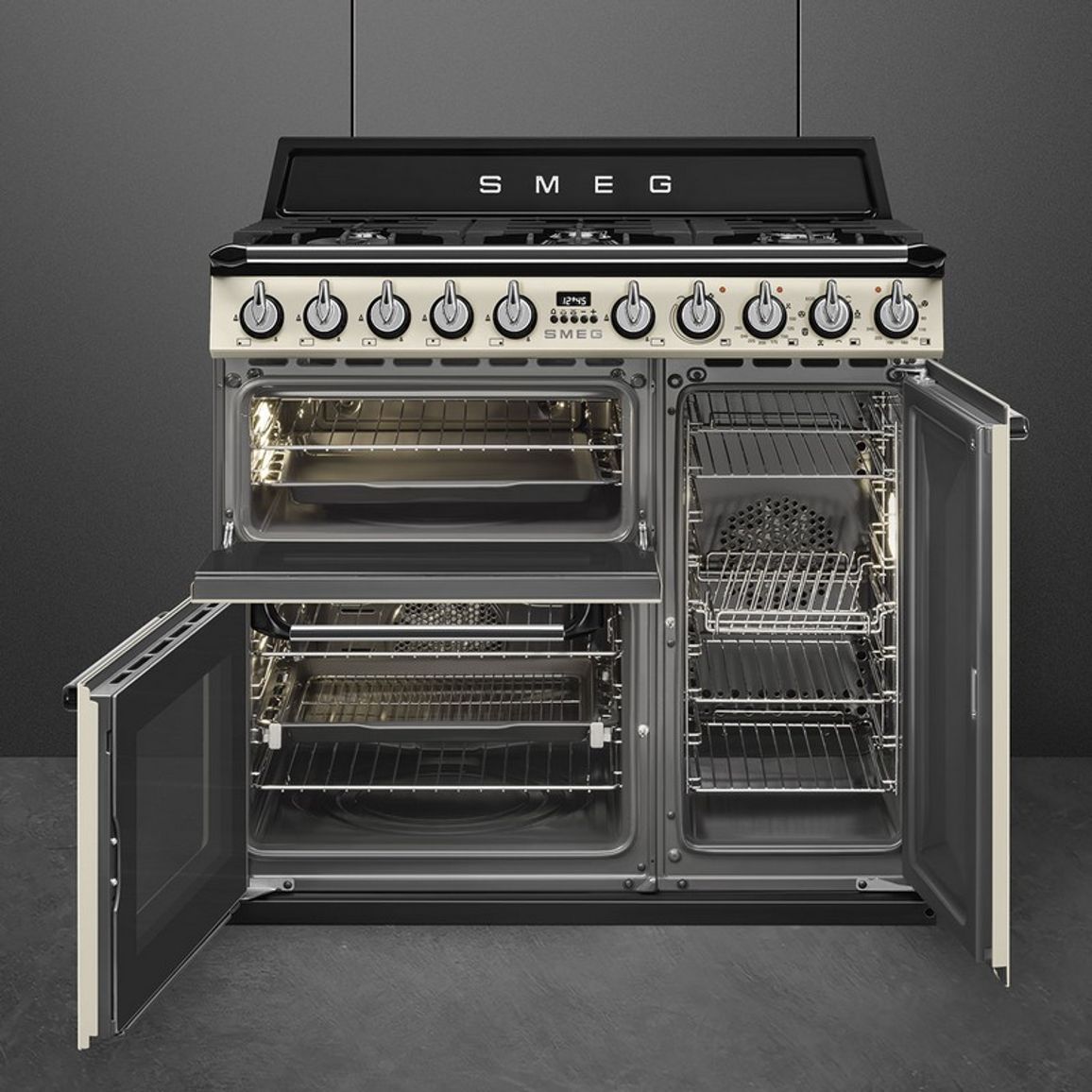 Варильний центр TR93P 90 см Smeg (VICTORIA) Варильний центр TR93P 90 см Smeg (VICTORIA)
