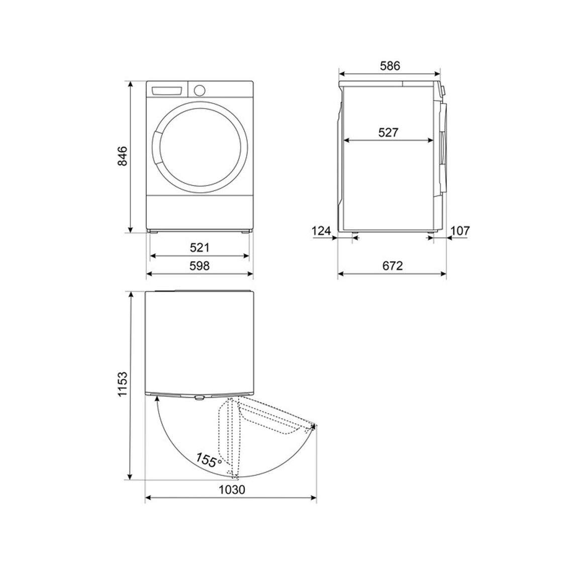 Сушильна машина DNP09SEBIN 9 кг Smeg (UNIVERSAL)