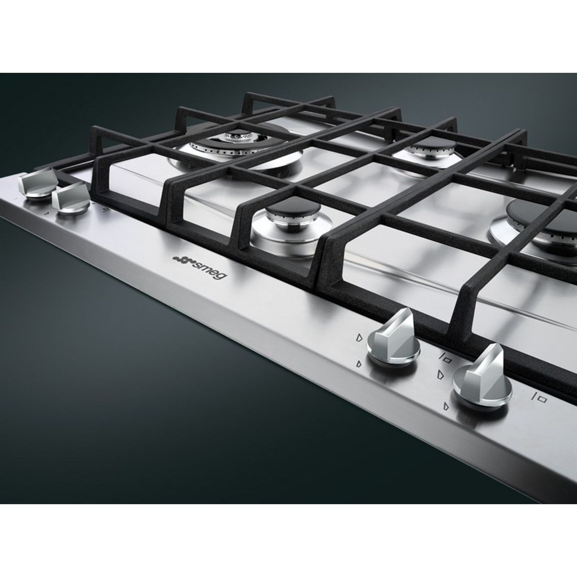 Газова варильна поверхня P261XGH нержавіюча сталь Smeg (SELEZIONE) Газова варильна поверхня P261XGH нержавіюча сталь Smeg (SELEZIONE)