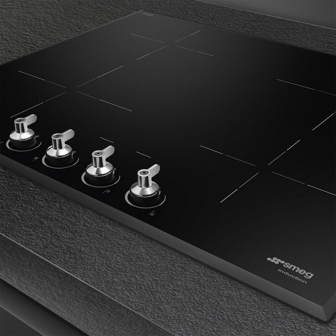 Індукційна варильна поверхня SI364BM Smeg (CLASSICA) Індукційна варильна поверхня SI364BM Smeg (CLASSICA)