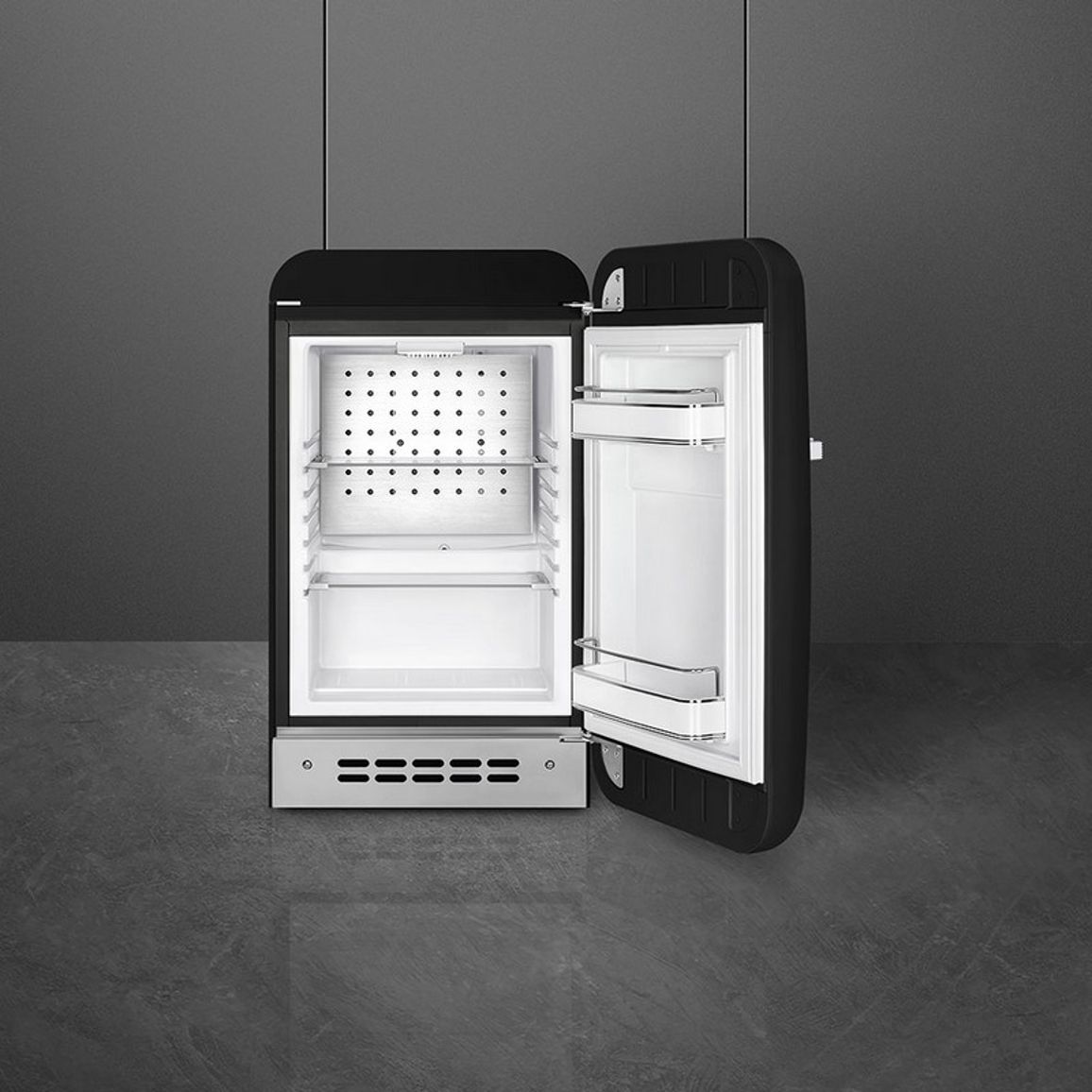 Мінібар FAB5RBL6 40 см, чорний Smeg (50'S RETRO STYLE)