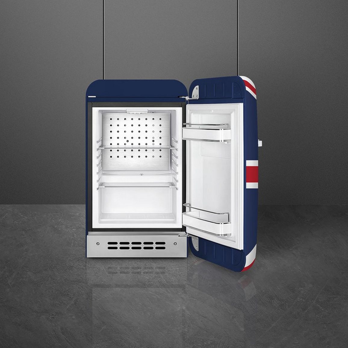 Мінібар FAB5RDUJ6 40 см, прапор Великобританії Smeg (50'S RETRO STYLE)
