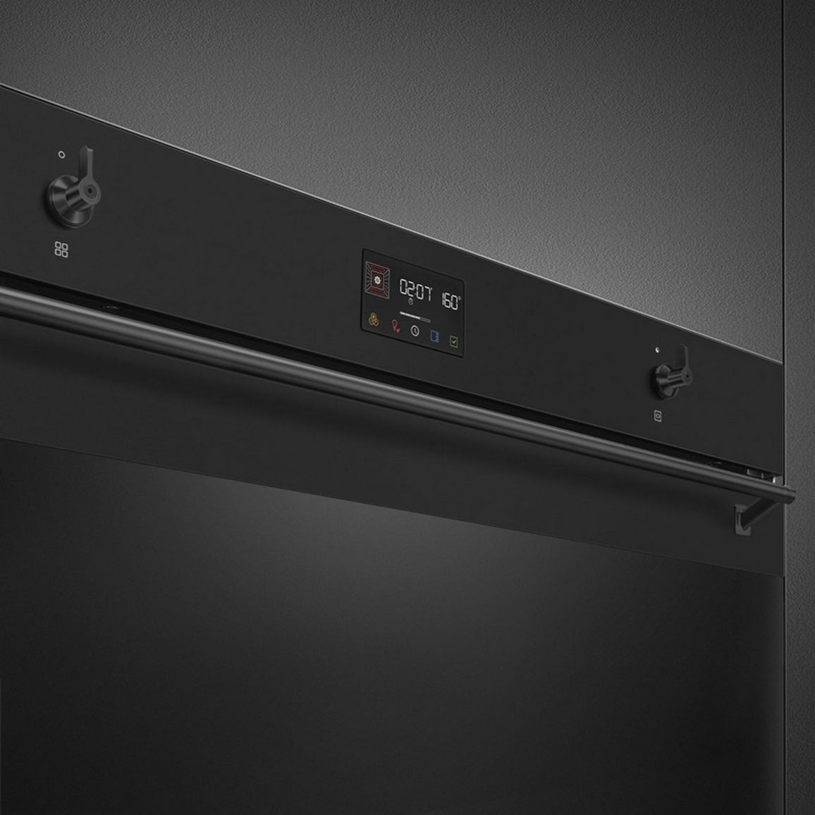 Духова шафа SFP9302TN 90 см чорний матовий Smeg (CLASSICA)