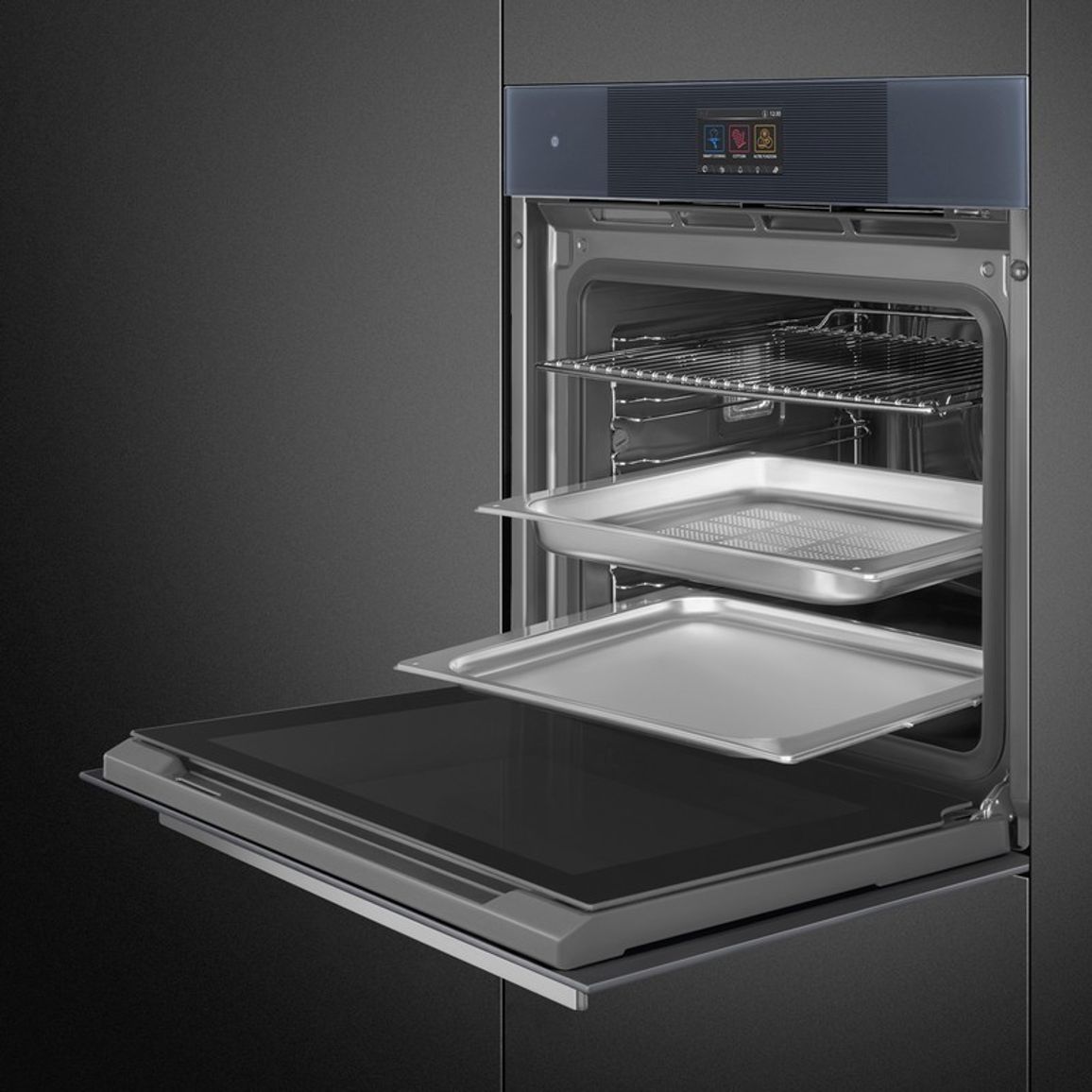 Духова шафа SO6104S4PG з парою, Steam100 Pro Smeg (LINEA)