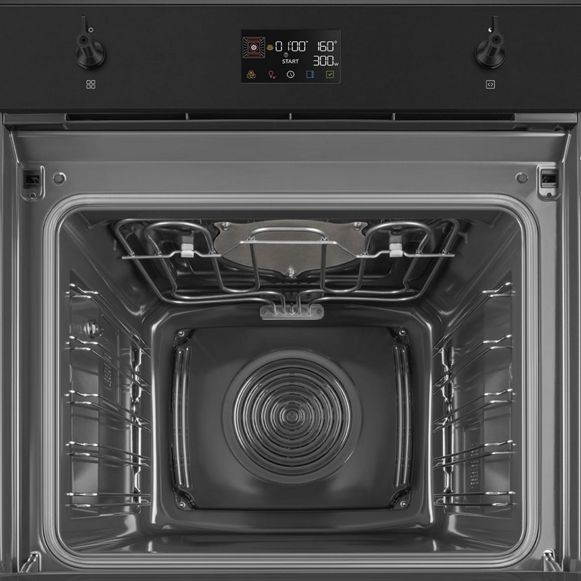 Духова шафа SO6302M2N з мікрохвилями, чорний матовий Smeg (CLASSICA)