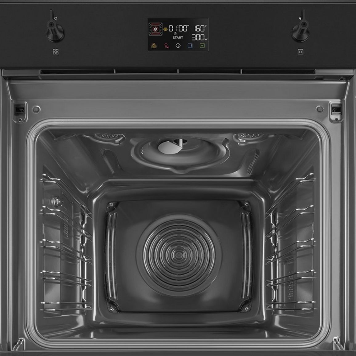 Духова шафа SO6302M2N з мікрохвилями, чорний матовий Smeg (CLASSICA)
