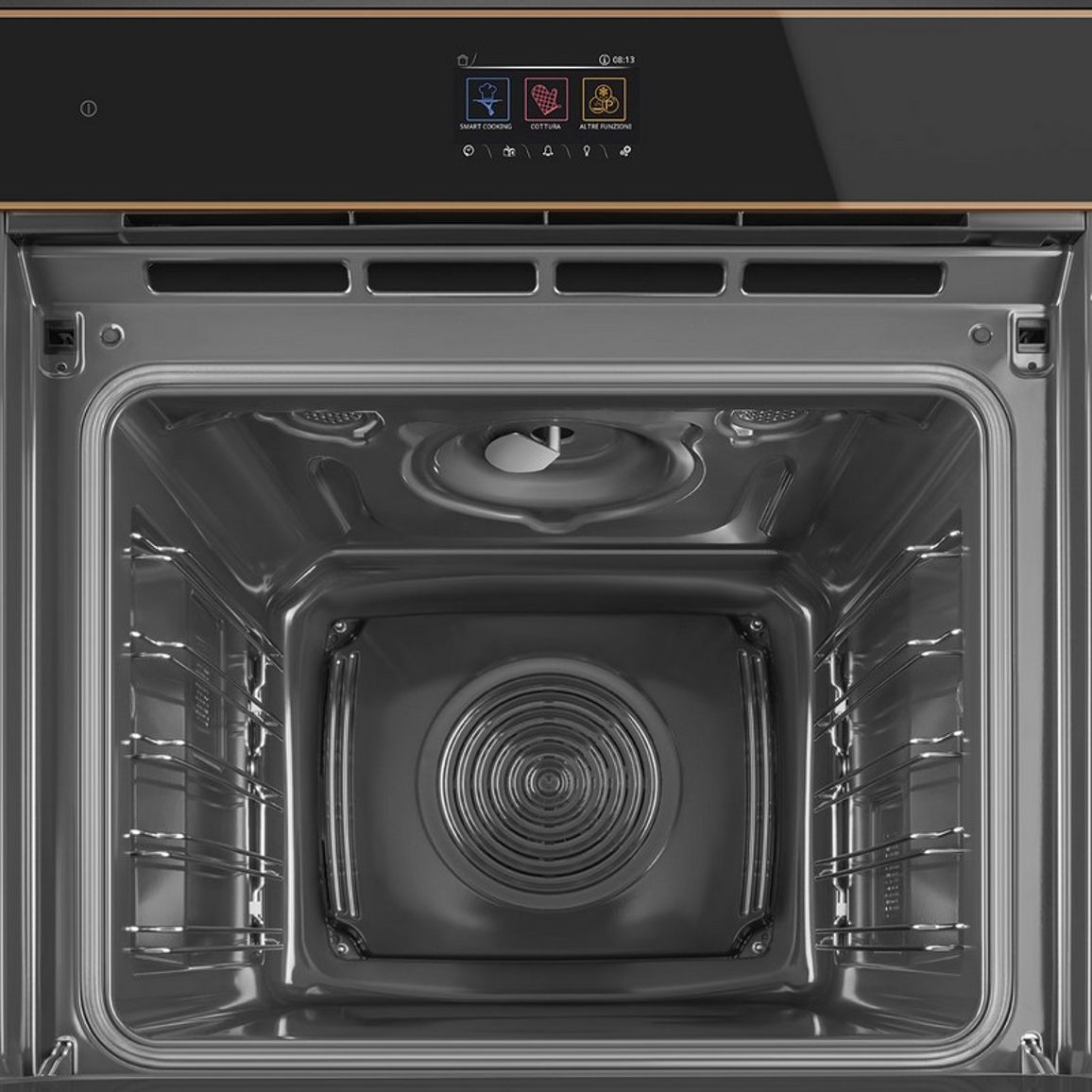 Духова шафа SO6604M2PNR з мікрохвилями Smeg (DOLCE STIL NOVO)