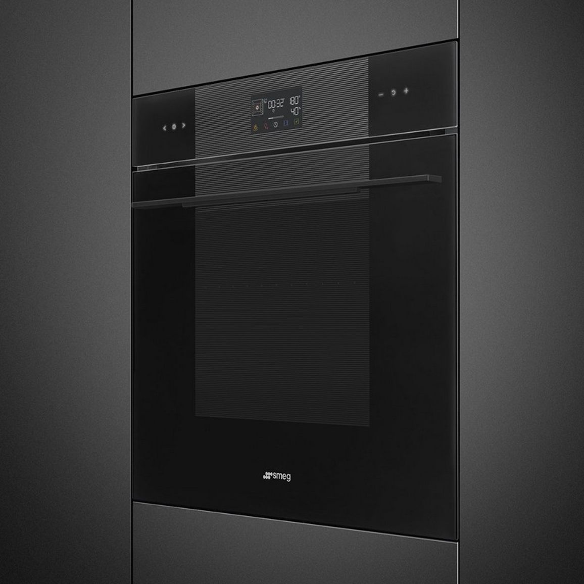 Духова шафа SOP6102S2PB3 з парою, SteamOne, Smeg (LINEA)