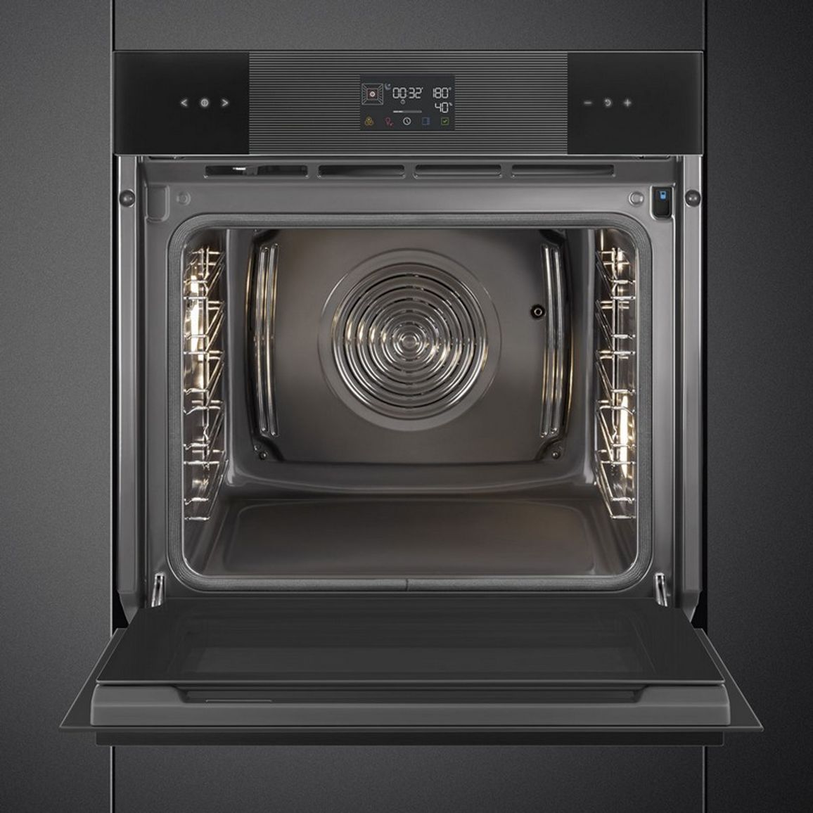 Духова шафа SOP6102S2PB3 з парою, SteamOne, Smeg (LINEA)