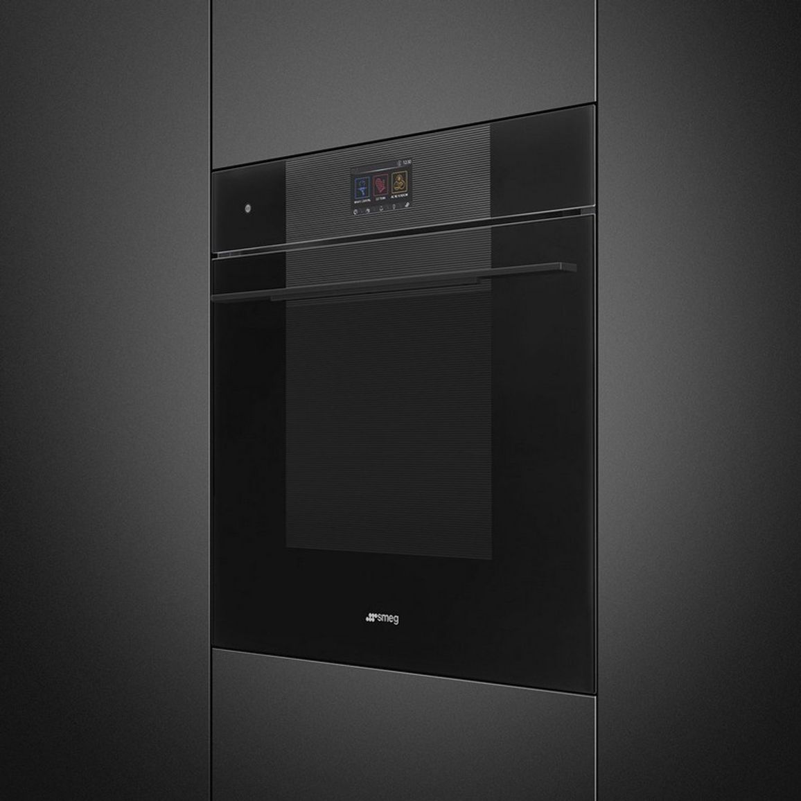 Духова шафа SOP6104S2PB3 з парою , SteamOne, Smeg (LINEA)