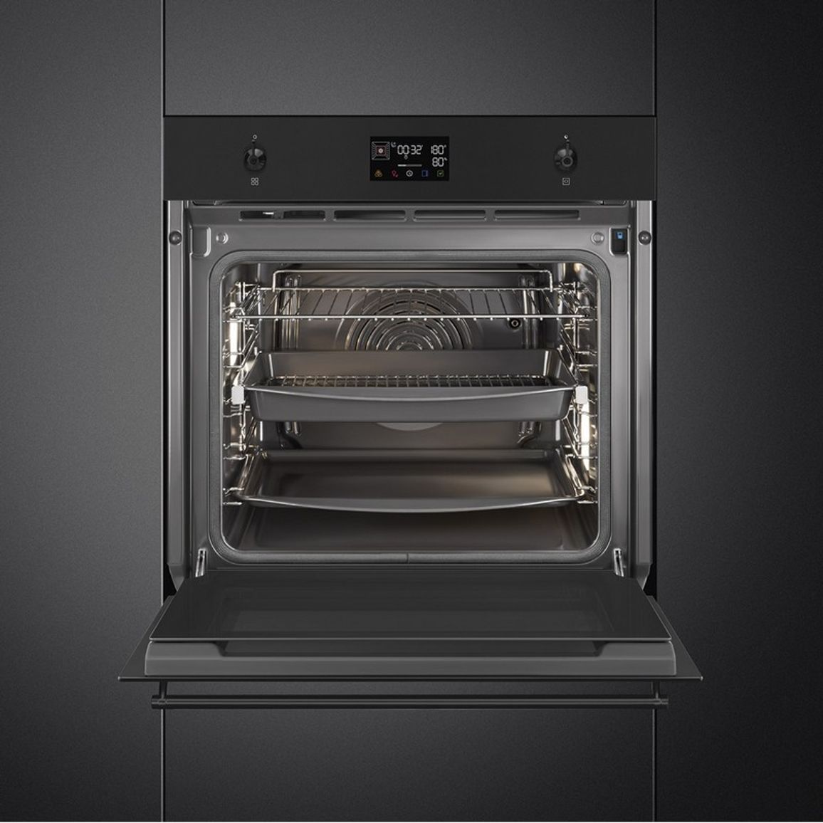 Духова шафа SOP6302S2PN з парою, SteamOne Smeg (CLASSICA)