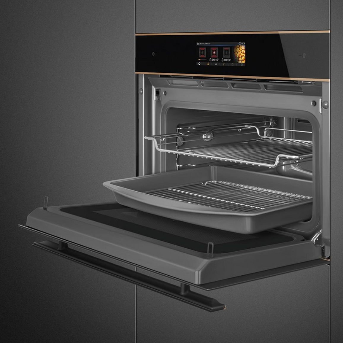 Компактна духова шафа SO4606WAPNR OmniChef Smeg (DOLCE STIL NOVO)