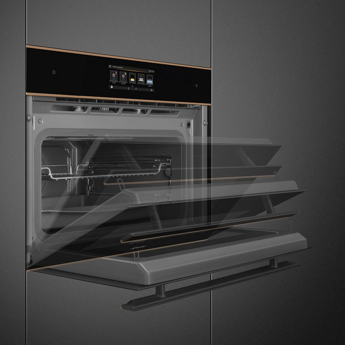 Компактна духова шафа SO4606WAPNR OmniChef Smeg (DOLCE STIL NOVO)