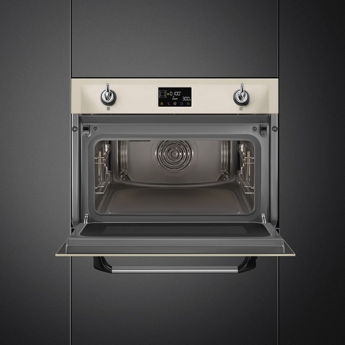 Компактна духова шафа SO4902M1P з мікрохвилями Smeg (VICTORIA)